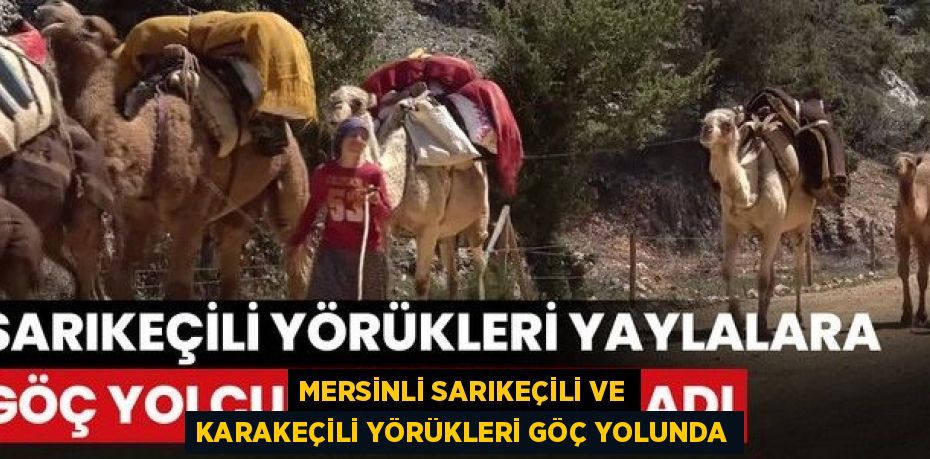 MERSİNLİ SARIKEÇİLİ VE KARAKEÇİLİ YÖRÜKLERİ GÖÇ YOLUNDA
